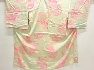 アンティーク　錦紗花模様長襦袢